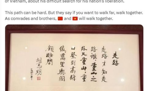 配资查询 华春莹发布胡志明汉语诗：中越将一路同行