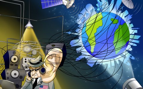 郑州配资网 新漫评：“自由”美利坚，监听每一天