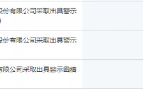 证监会出手！对国泰君安、中金公司等三家券商出具警示函