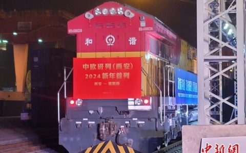 股票配资杠杆 中欧班列（西安）2024年首趟班列发车