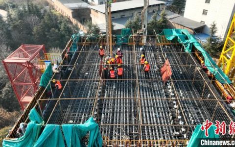 启天配资 西延高铁全线最长桥梁富平特大桥连续梁启动浇筑